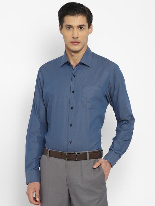 mens solids formal shirt - 20047943 - Very Small Image - 1