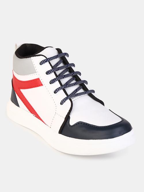 white leatherette sneaker - 20049516 - Very Small Image - 1