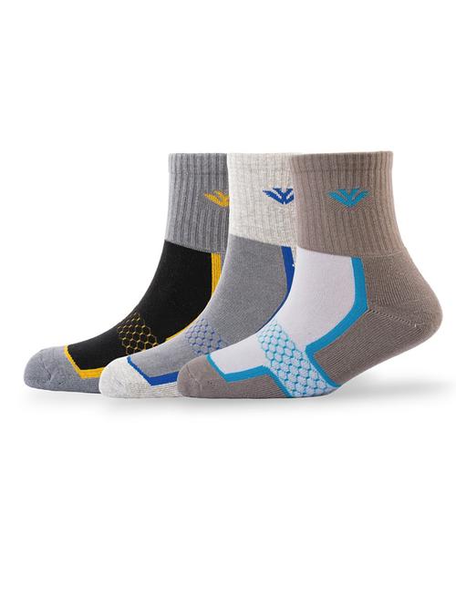 pack of 3 above ankle length socks - 20049530 - Very Small Image - 1