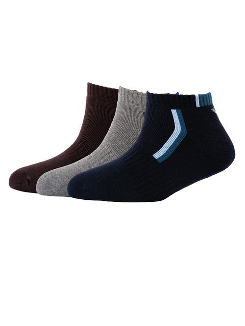 pack of 3 ankle length socks - 20049546 - Very Small Image - 1