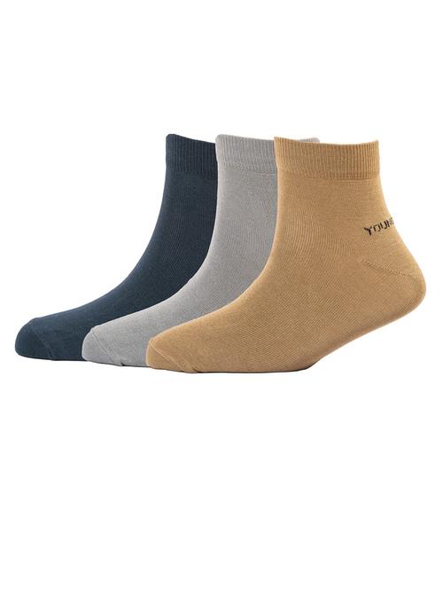 pack of 3 ankle length socks - 20049613 - Very Small Image - 1