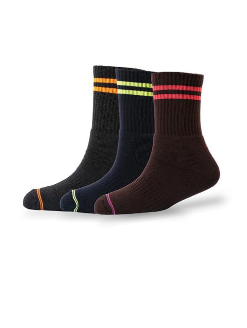 pack of 3 above ankle length socks - 20049769 - Very Small Image - 1