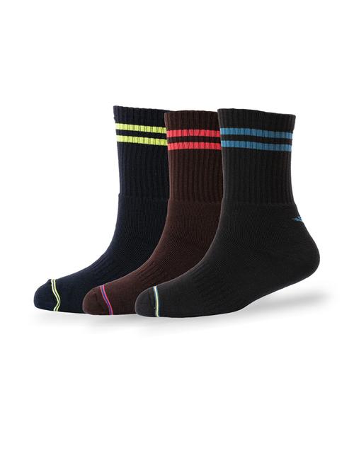 pack of 3 above ankle length socks - 20049792 - Very Small Image - 1