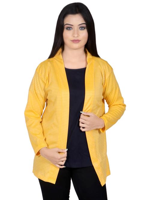 cloth hut women striped regular shrug - 20053851 - Very Small Image - 1
