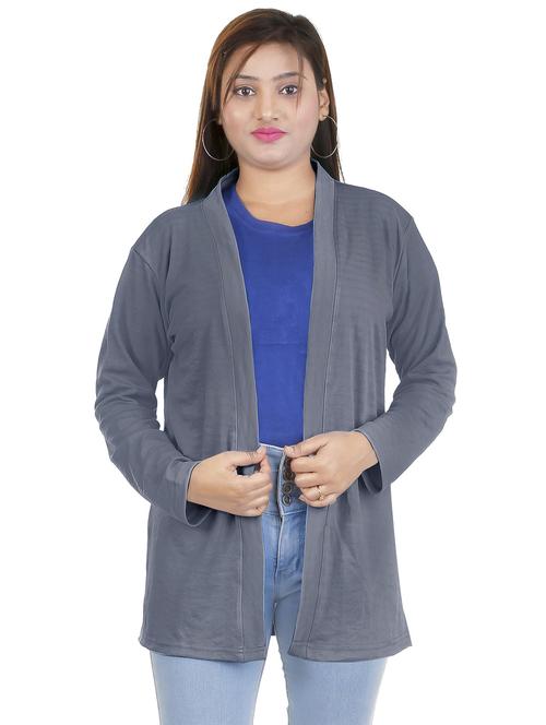 cloth hut women solid shrug - 20053866 - Very Small Image - 1