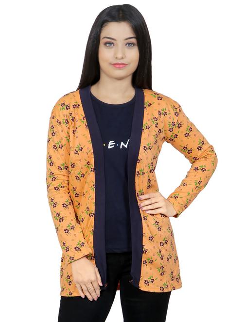cloth hut women printed shrug - 20053919 - Very Small Image - 1