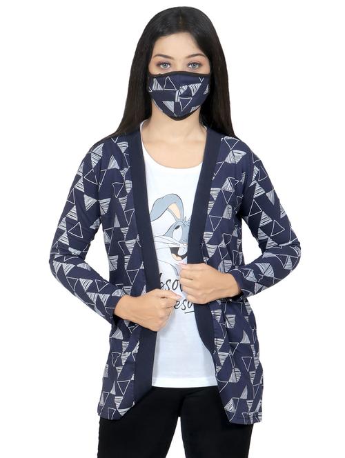 cloth hut women printed shrug - 20053946 - Very Small Image - 1