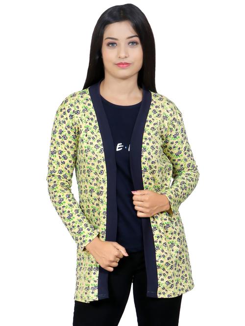 cloth hut women printed shrug - 20053948 - Very Small Image - 1