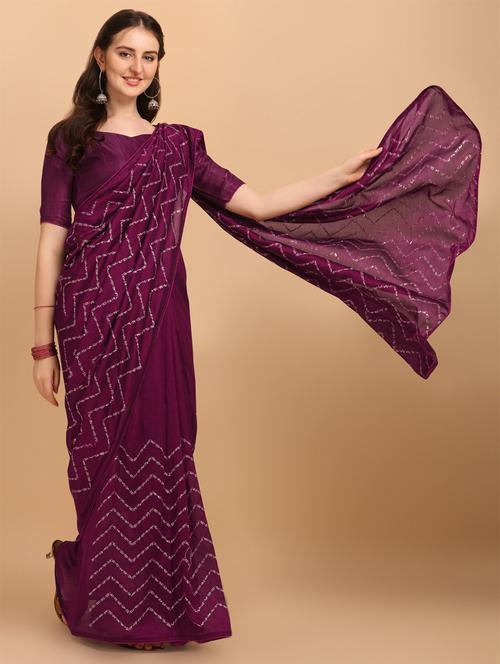embroidered saree with blouse - 20054509 - Very Small Image - 1