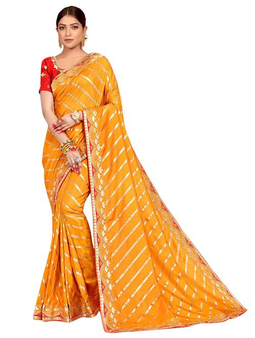 self design saree with blouse - 20054642 - Very Small Image - 1