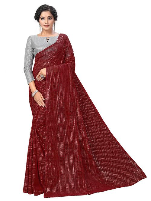 embellished saree with blouse - 20054742 - Very Small Image - 1