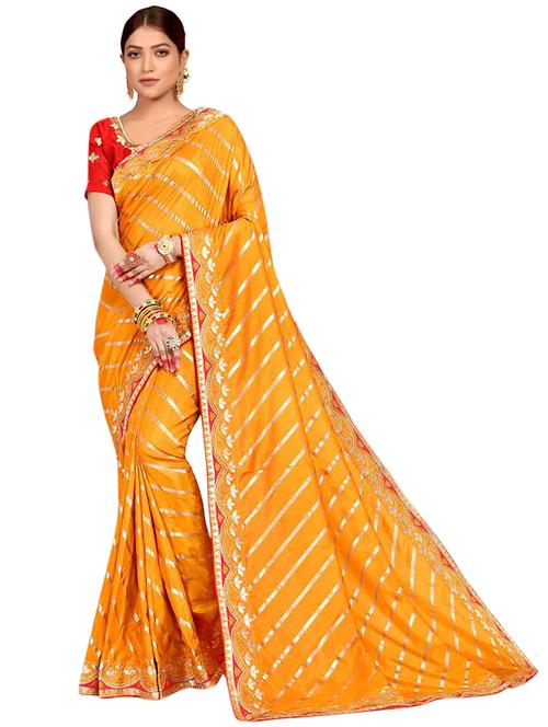 self design saree with blouse - 20054745 - Very Small Image - 1