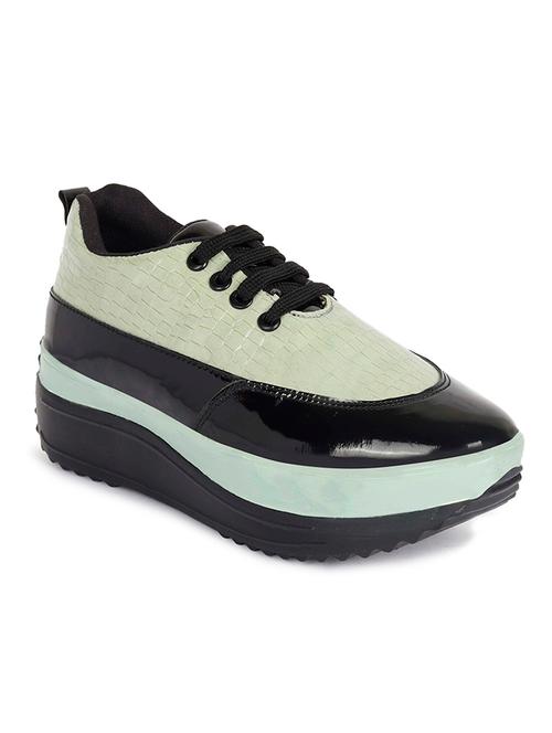 color block lace up casual shoes - 20058136 - Very Small Image - 1