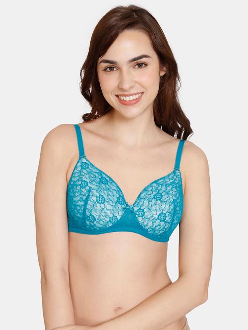 blue lace tshirt bra - 20059209 - Very Small Image - 1