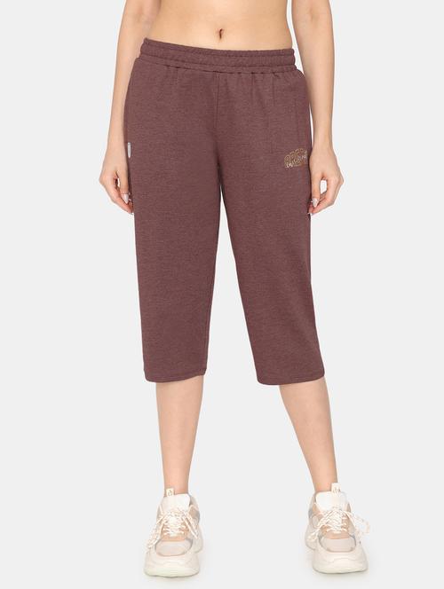 mid rise solid sports capri - 20059220 - Very Small Image - 1