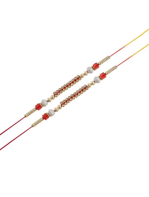 pack of 2 cotton thread rakhi - 20059631 - Very Small Image - 1
