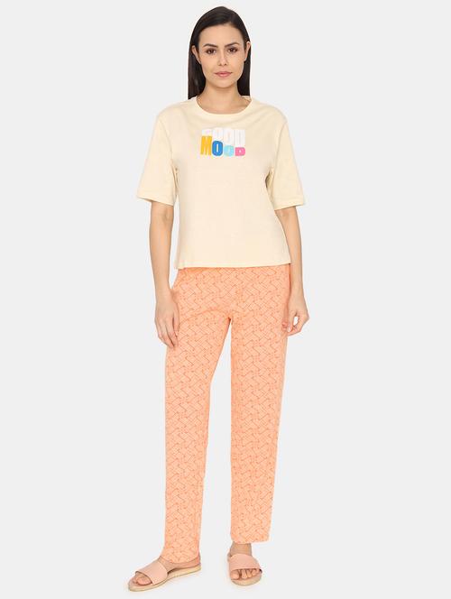 printed top & pyjama nightwear set - 20059661 - Very Small Image - 1