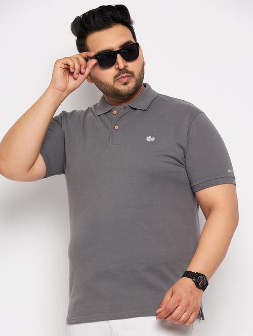 polo neck solid polo t-shirt - 20060160 - Very Small Image - 1