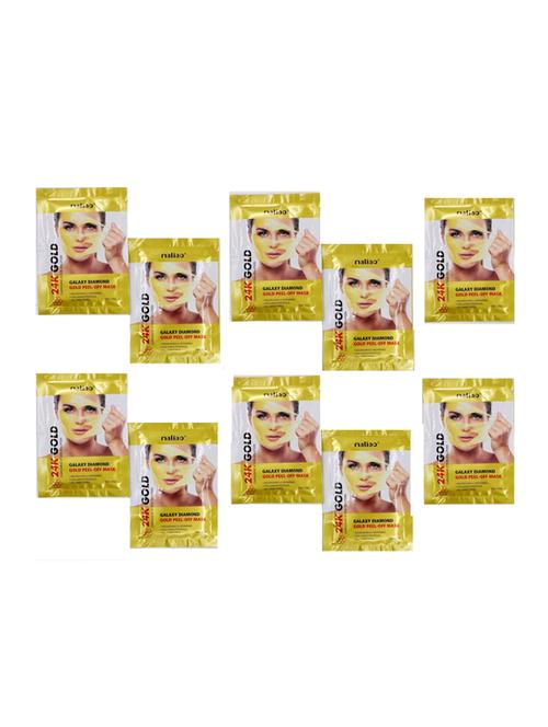 maliao pack of 10 24k gold galaxy peel off mask m 246 - 20060237 - Very Small Image - 1