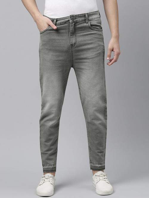 cinocci mens mid rise washed jeans - 20060315 - Very Small Image - 1