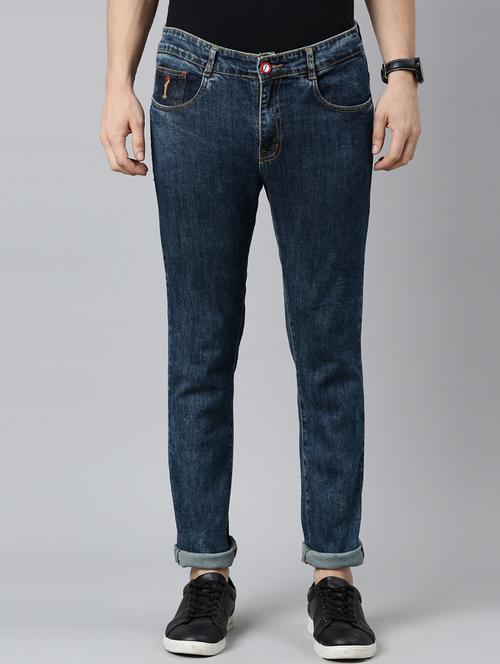 mens slim fit plain jeans - 20060372 - Very Small Image - 1