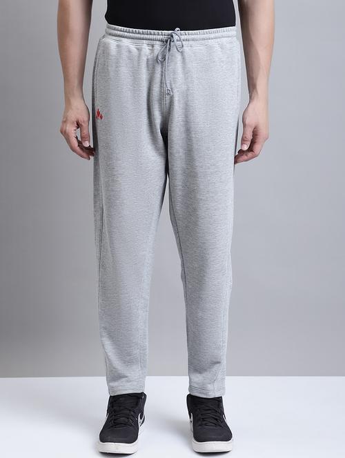 grey cotton track pants - 20064059 - Very Small Image - 1