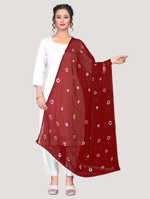 nimidiya women's chiffon printed dupatta - 20064087 - Very Small Image - 1
