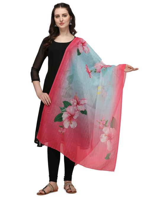 multi color printed dupatta - 20064141 - Very Small Image - 1