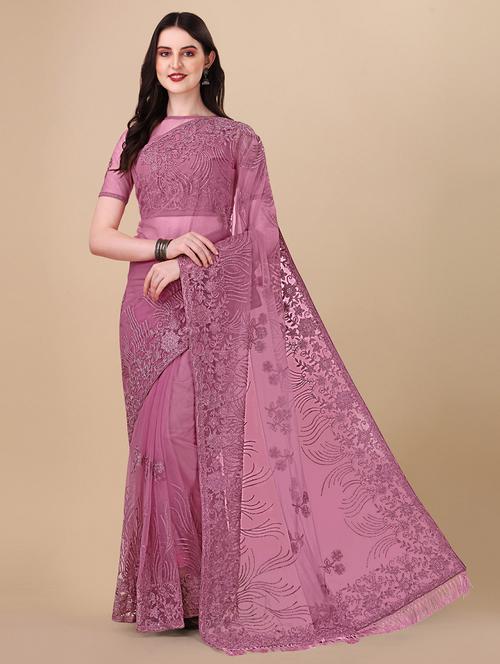 women's embroidered saree - 20064249 - Very Small Image - 1
