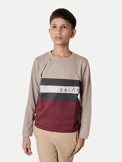 boys color block sweatshirt - 20066877 - Very Small Image - 1