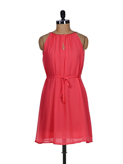 embellished dark pink sundress - 20067 - Very Small Image - 1