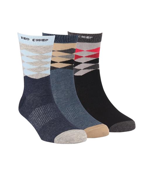 pack of 3 above ankle length socks - 20068745 - Very Small Image - 1