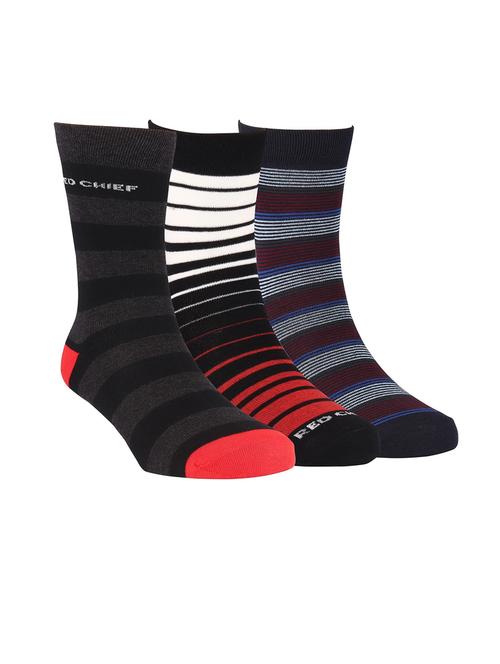 pack of 3 above ankle length socks - 20068753 - Very Small Image - 1