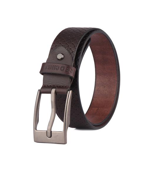brown leather belt - 20068801 - Very Small Image - 1