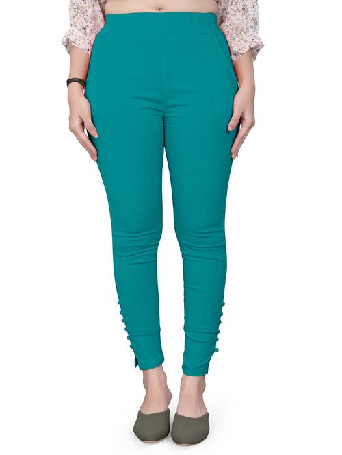 blue cotton trousers - 20069866 - Very Small Image - 1
