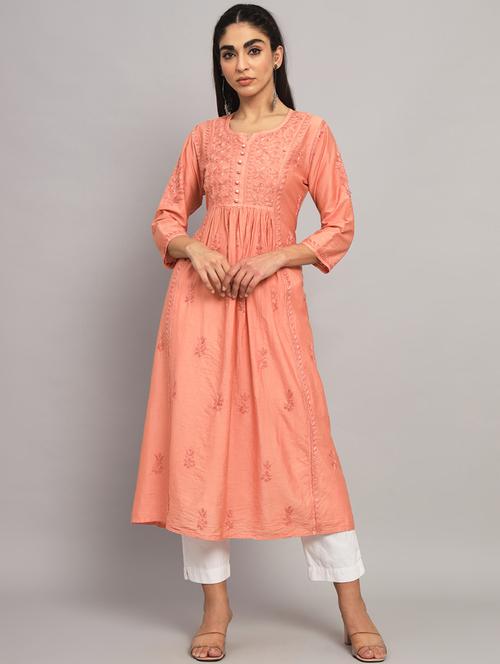women's flared kurta - 20070318 - Very Small Image - 1