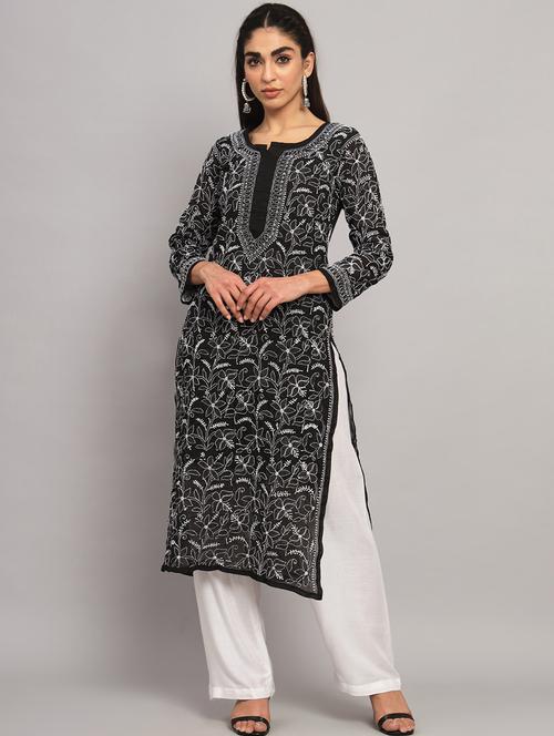 women's straight kurta - 20070336 - Very Small Image - 1