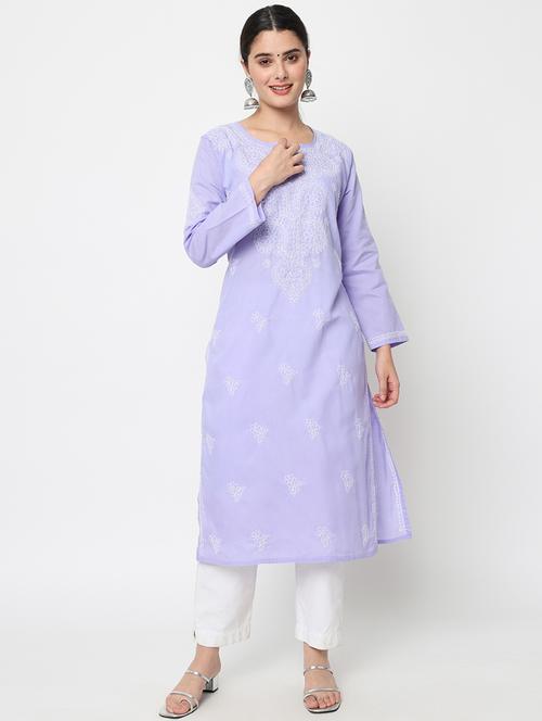women's straight kurta - 20070368 - Very Small Image - 1