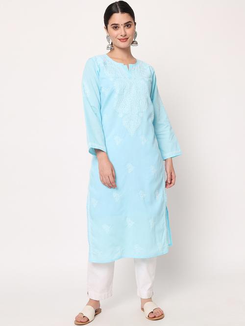 women's straight kurta - 20070371 - Very Small Image - 1