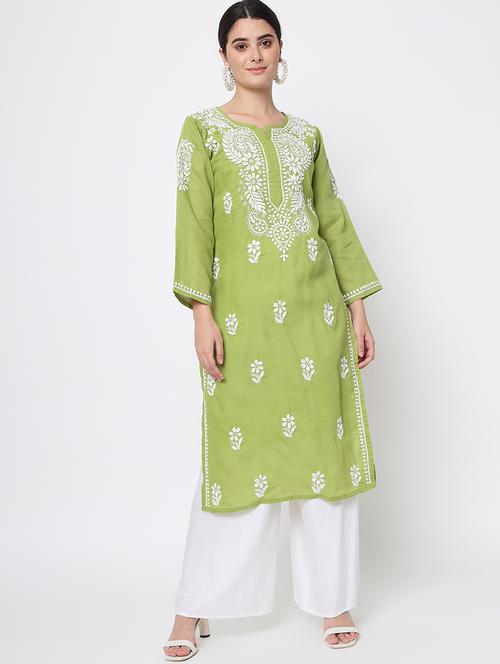 women's straight kurta - 20070374 - Very Small Image - 1