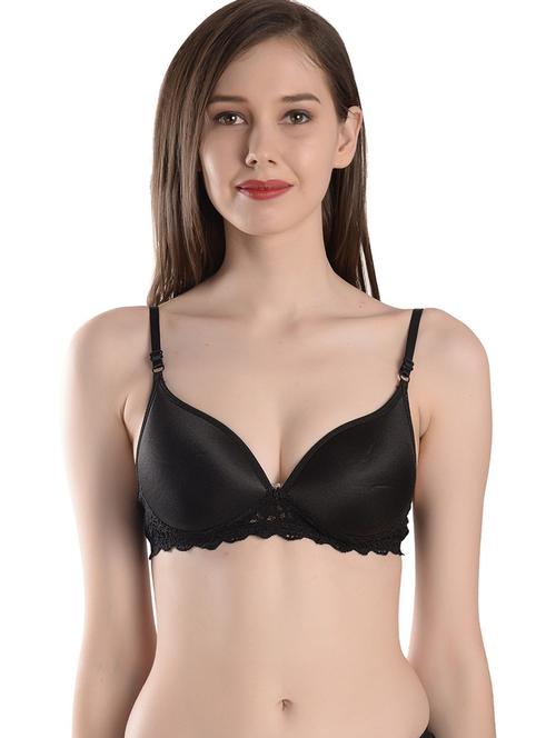 multi colored cotton blend tshirt bra - 20070735 - Very Small Image - 1