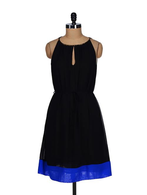 embellished blue-black sundress - 20074 - Very Small Image - 1