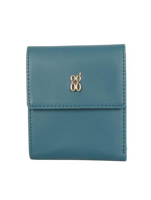 teal green pvc wallet - 20076713 - Very Small Image - 1