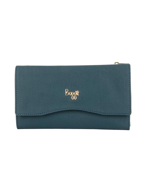 teal green pvc wallet - 20076734 - Very Small Image - 1