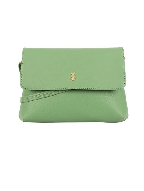 green pvc sling bag - 20076930 - Very Small Image - 1