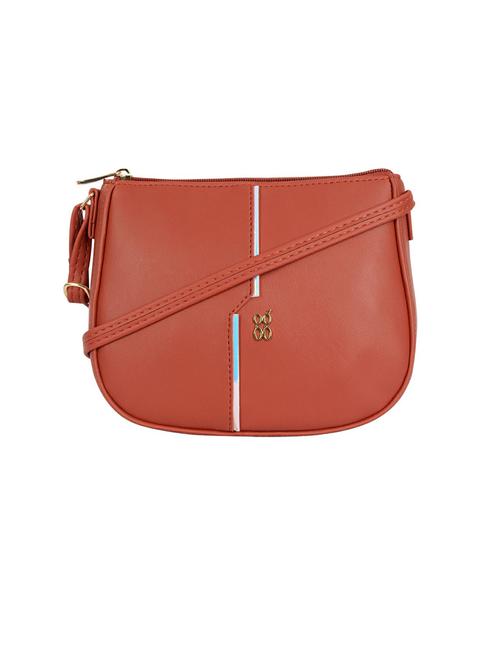 red pvc sling bag - 20076935 - Very Small Image - 1
