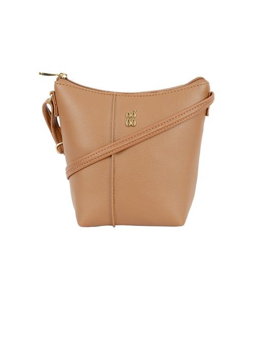 tan pvc sling bag - 20076944 - Very Small Image - 1