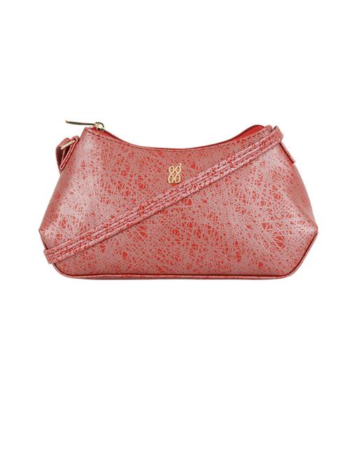 red pvc sling bag - 20076972 - Very Small Image - 1