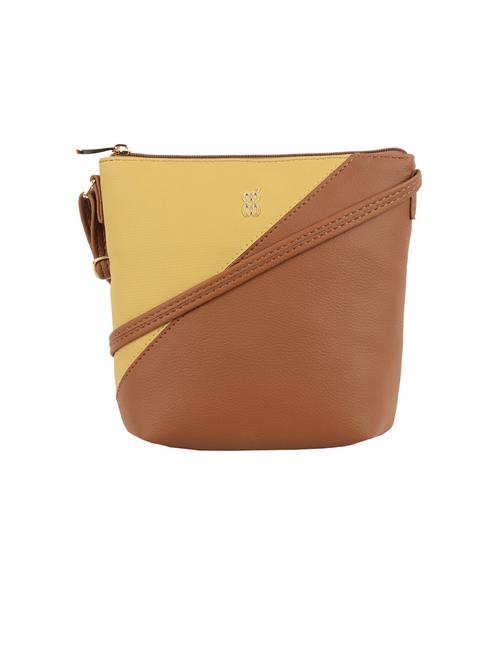 tan pvc sling bag - 20076984 - Very Small Image - 1