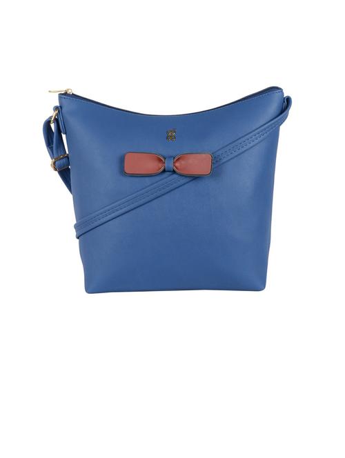 blue pvc sling bag - 20077016 - Very Small Image - 1